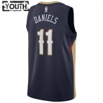 Maillot NBA New Orleans Pelicans Dyson Daniels 11 Nike 2022-23 Icon Edition Navy Swingman - Enfant